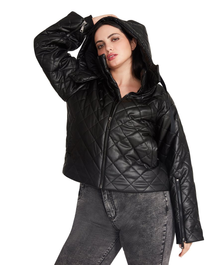 Black Steve Madden Hayle Women's Jackets | PH 1485JE16